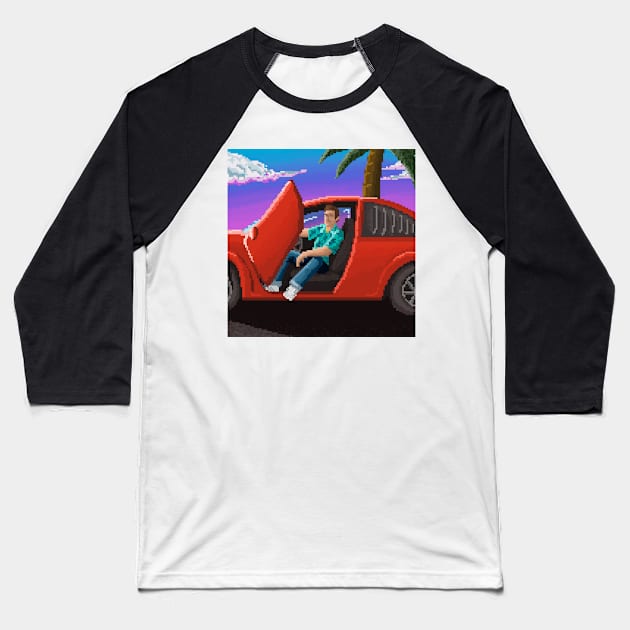 GTA VC - Tommy Vercetti Baseball T-Shirt by kdigart 